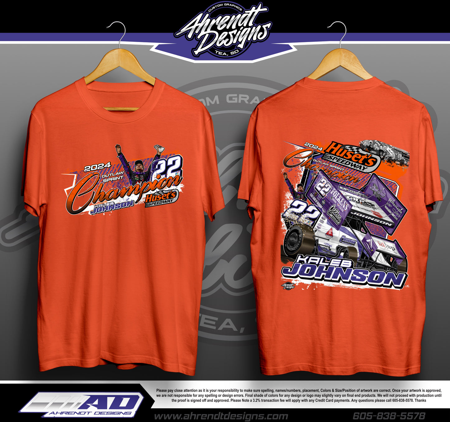 2024 Huset's Champ Design - Orange