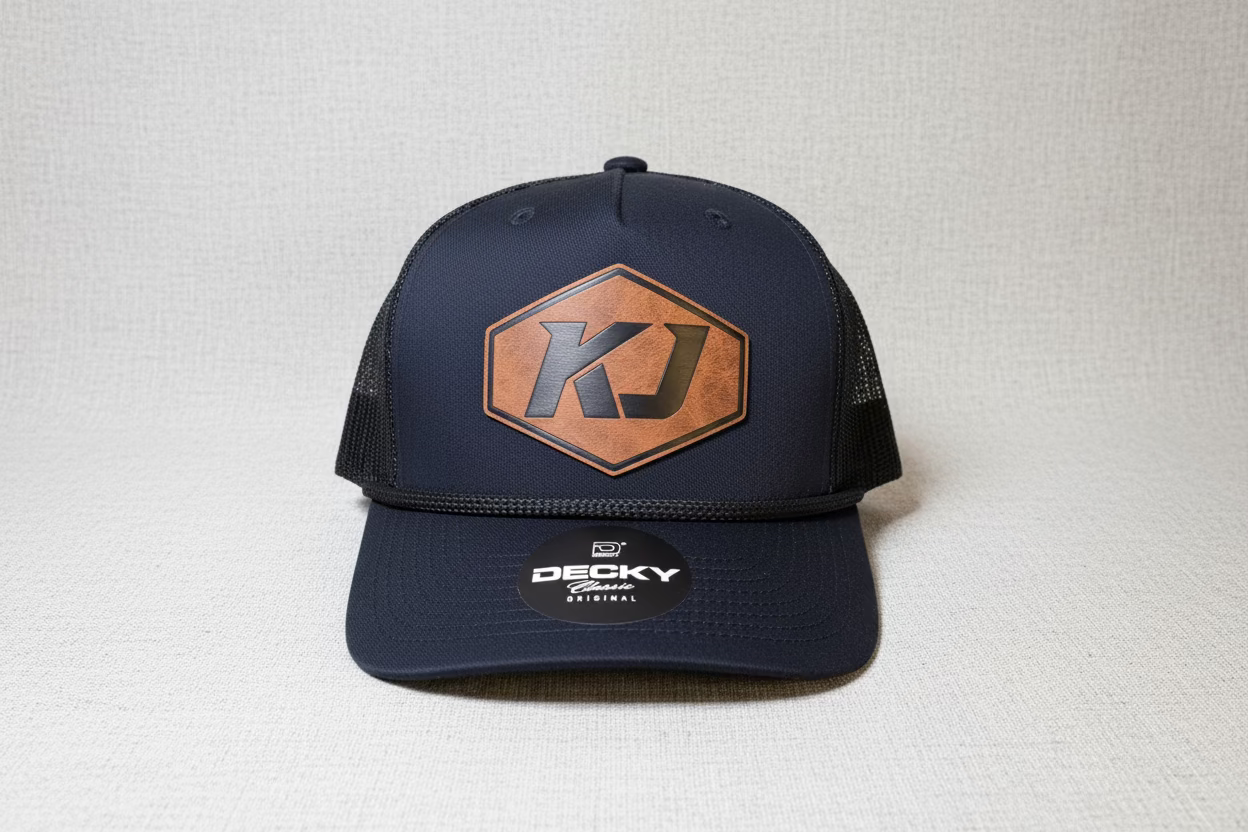 KJ Leather Patch Hat