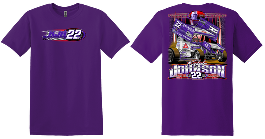 KJR Short Sleeve Tee- Purple