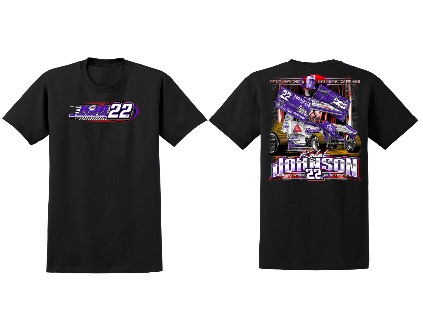 KJR Short Sleeve Tee- Black